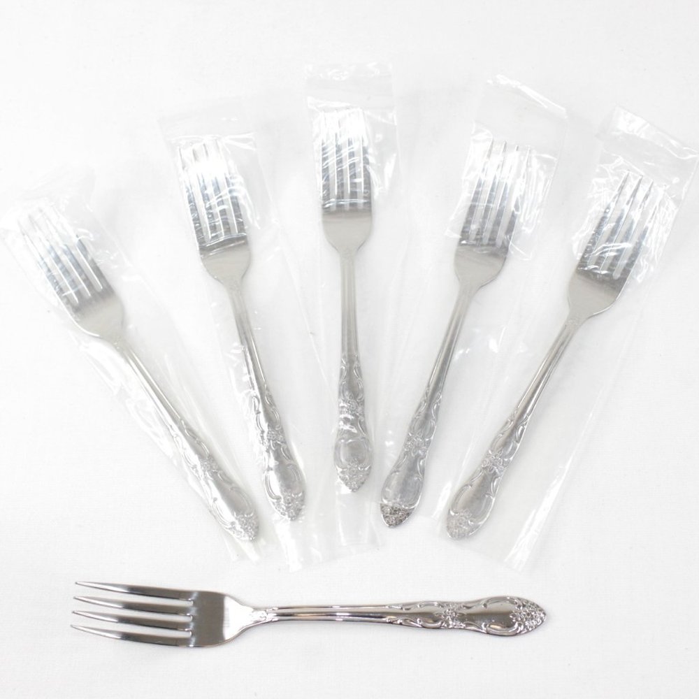 Oneida Oakleigh Pattern Dinner Fork Lot (6) Forks New Unused